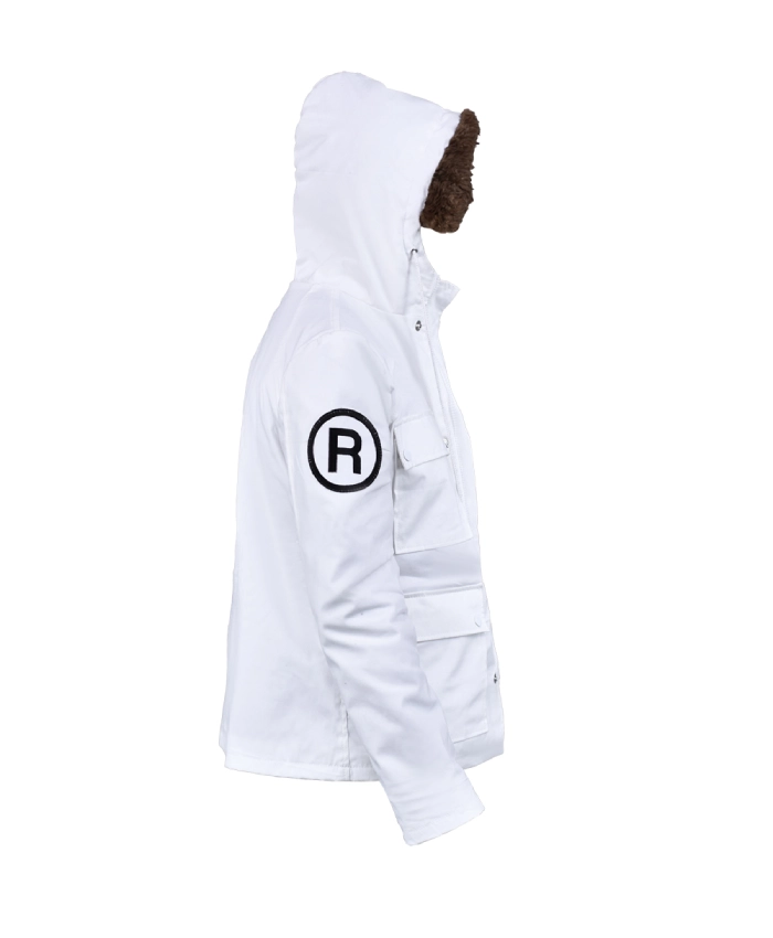 Eminem White Puffer Jacket - Image 4