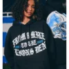 Eminem X Detroit Lions Helmet Hoodie
