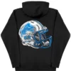 Eminem X Detroit Lions Printed Black Hoodie