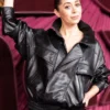 Emmy Award Cristin Milioti Leather Jacket