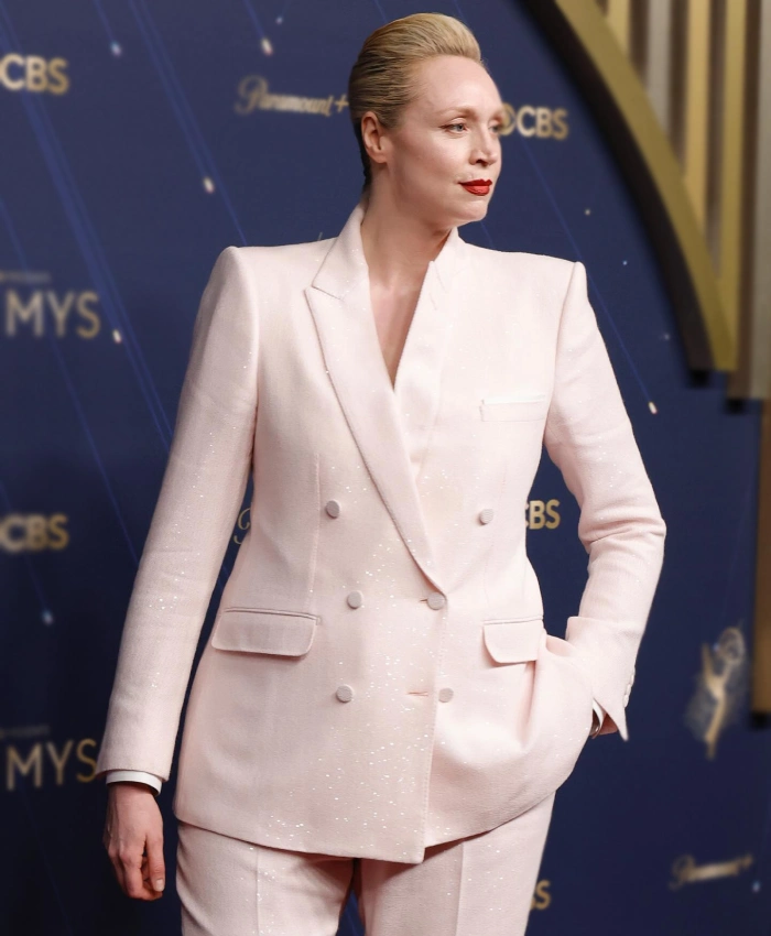 Emmys Red Carpet 2025 Gwendoline Christie Suit - Image 3