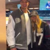 England Patriots Rivalries Grey Varsity Jacket