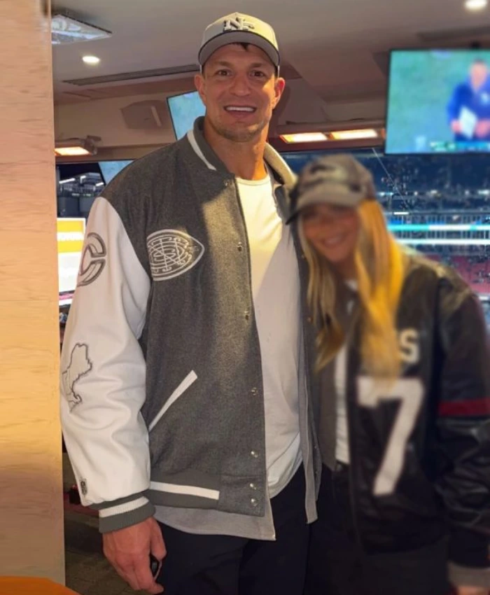England Patriots Rivalries Grey Varsity Jacket