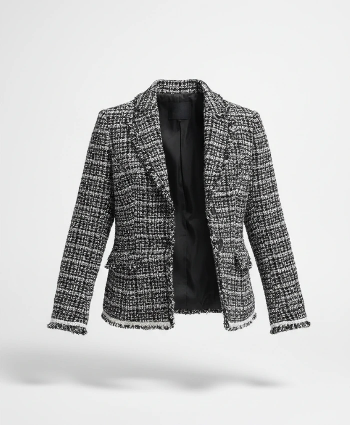 Keira Knightley Erdem Show Tweed Blazer - Image 4