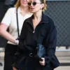 Erin Doherty Jimmy Kimmel Live Show Oversized Black Jacket