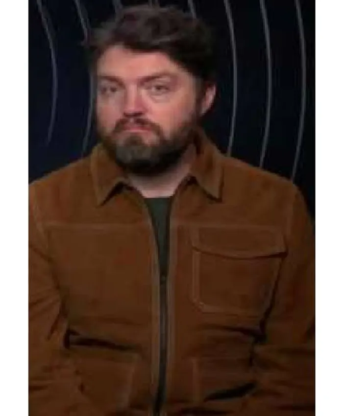 Etalk 2025 Tom Burke Suede Brown Jacket