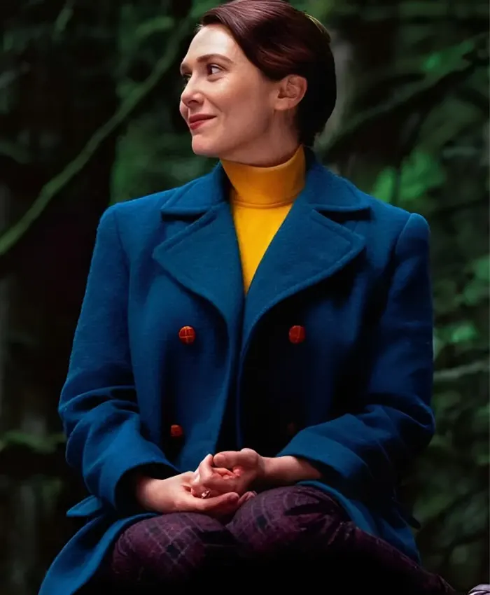 Eternity 2025 Elizabeth Olsen Blue Coat
