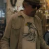 Ethan Hawke The Lowdown 2025 Beige Cotton Shirt