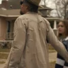 Ethan Hawke The Lowdown 2025 Beige Shirt