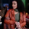 Eva Thomas TV Series Beyond The Gates 2025 Ambyr Michelle Leather Fringe Jacket