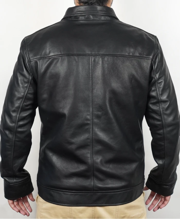 Evan Evagora Elnor Star Trek Picard Season 02 Black Leather Jacket