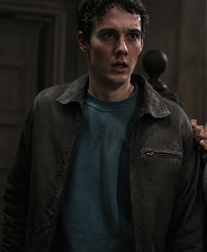Evil Dead Burn 2026 Hunter Doohan Leather Jacket