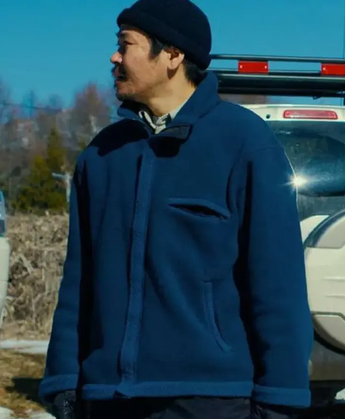 Evil Does Not Exist Hitoshi Omika Blue Wool Jacket