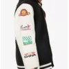 F1 F175 Black And White Logo Varsity Jacket