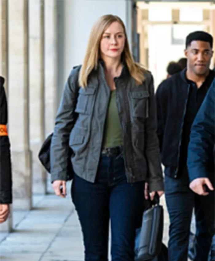 FBI International 2025 Eva Jane Willis Grey Jacket