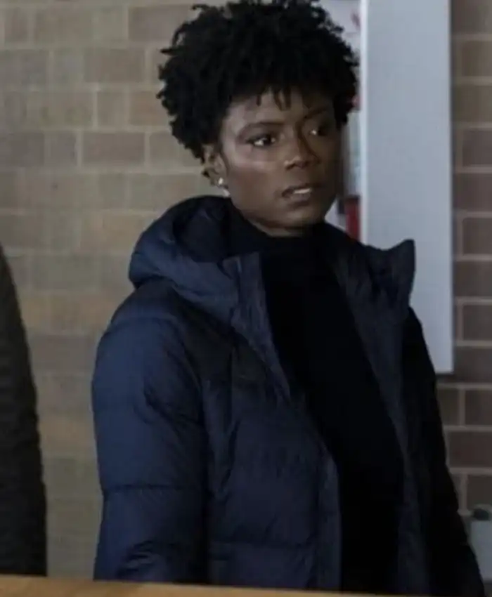 FBI John Boyd Blue Puffer Coat