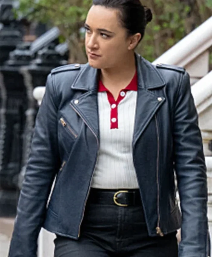 FBI Most Wanted S06 Hana Gibson Leather Biker Jacket