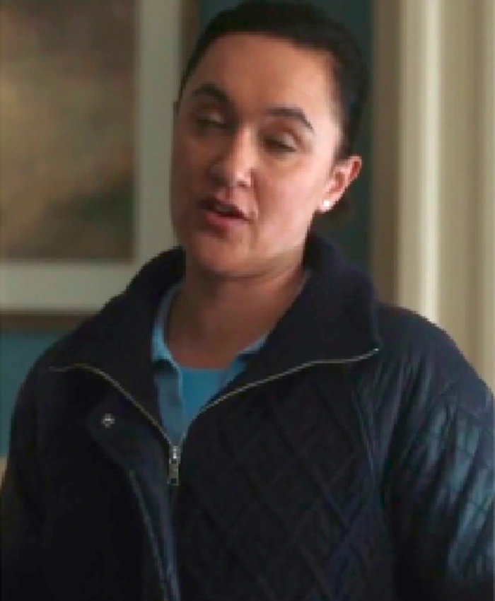 FBI Most Wanted S06 Keisha Castle Hughes Black Quilted Jacket