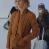 FBI Most Wanted Sarah Allen Quilted Brown Jacket