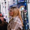 FBI S07 Comfort Clinton Trench Plaid Coat