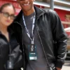 FIFA World Cup 2026 Felix Auger Aliassime Black Bomber Leather Jacket 