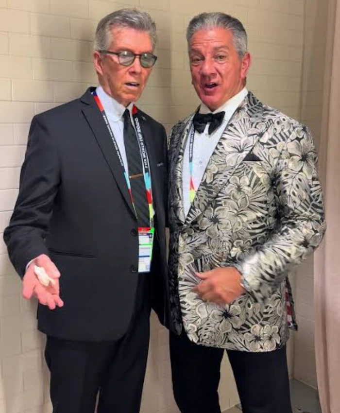 FIFA World Cup 2026 Final Announcer Bruce Buffer Floral Blazer For Men
