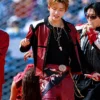 FIFA World Cup 2026 Final Halftime Show BTS V Multicolor Leather Jacket