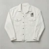 FIFA World Cup 2026 Levis Mexico Collection White Denim Jacket For Sale