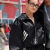 FIFA World Cup Final Irina Shayk Black Satin Jacket 
