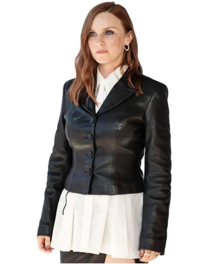 Faye Marsay Ted Lasso Season 4 Premiere Black Jacket