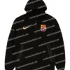 Fc Barcelona Tech Black Fleece Jacket