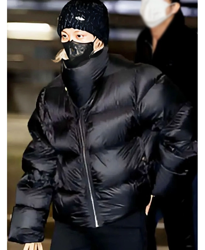 Felix Golden Disc Awards Departure Black Puffer Jacket - Image 3