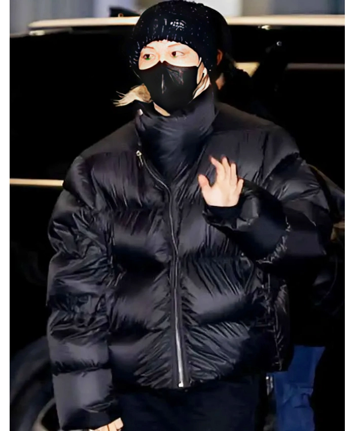 Felix Golden Disc Awards Departure Black Puffer Jacket - Image 2