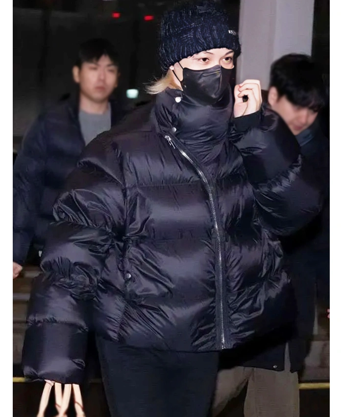 Felix Golden Disc Awards Departure Black Puffer Jacket