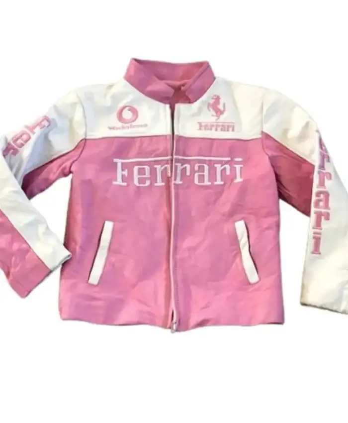 Ferrari Pink Zipper Jacket