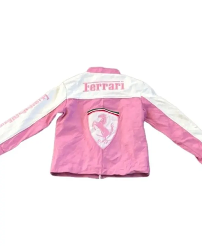 Ferrari Zipper Pink Jacket