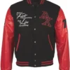 Fight Club Boxing Black And Red Varsity Jacket