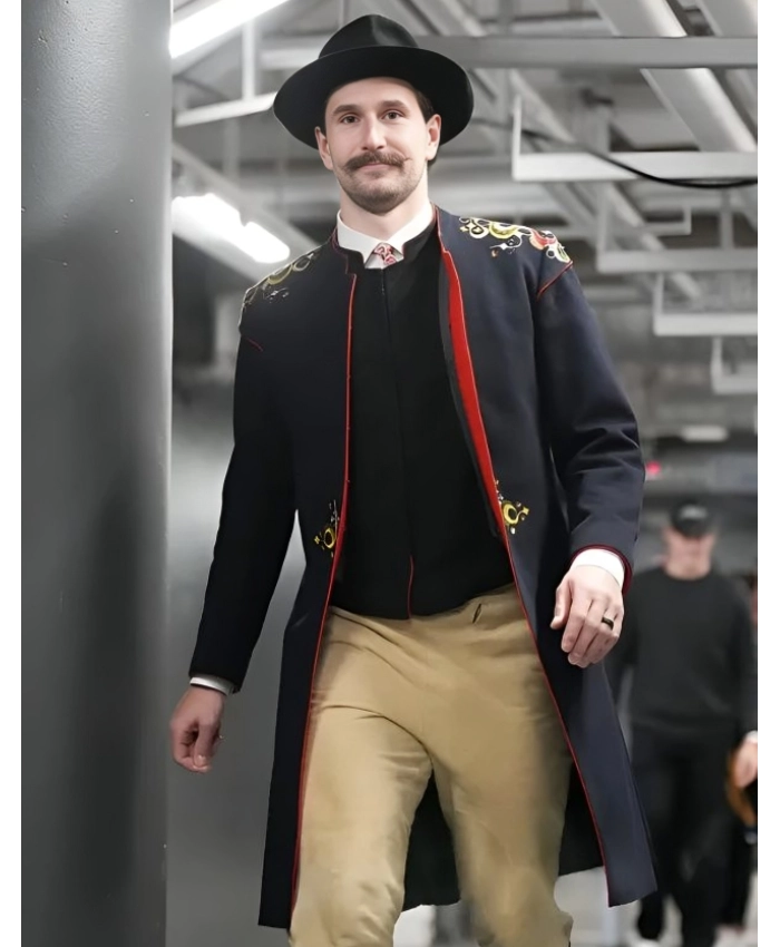 Filip Forsberg 2025 NHL Global Series Game Gold Floral Detailing Black Frock Coat