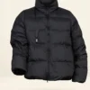 Film Gala Tyler The Creator Oversized Puffer Black Jacket