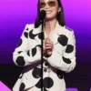 Film Independent Spirit Awards 2026 Lulu Wang White With Black Polka Dot Blazer