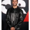Film Scream 7 Premiere Mason Gooding Chad Meeks Martin Leather Black Jacket