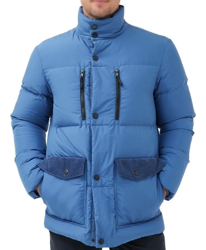 Finding Mr Christmas 2025 Blue Ski Puffer Jacket