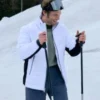 Finding Mr Christmas S02 White And Black Quilted Ski Puffer Jacket