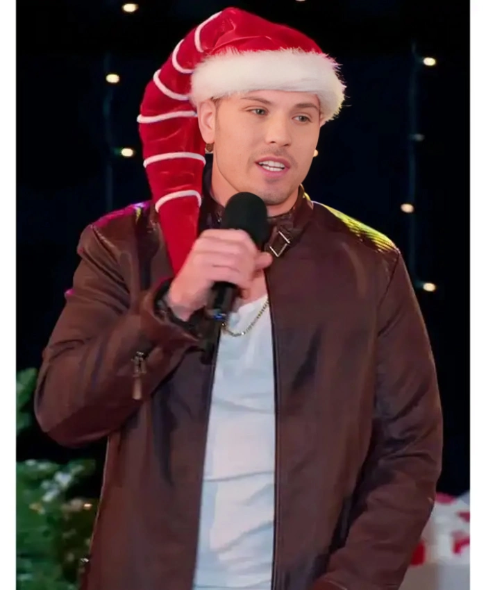 Finding Mr. Christmas Craig Geoghan Leather Jacket