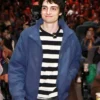 Finn Wolfhard Stranger Things 5 The Finale Fan Screening Slate Blue Harrington Blouson Jacket