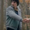 Finn Wolfhard Stranger Things S05 Bomber Grey Jacket