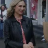 Fiona Gubelmann A Royal Montana Christmas 2025 Fringe Leather Jacket
