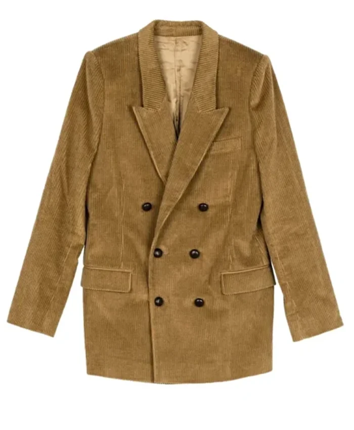 Fiona Sharpe TV Series Irish Blood Season 01 Alicia Silverstone Brown Corduroy Blazer