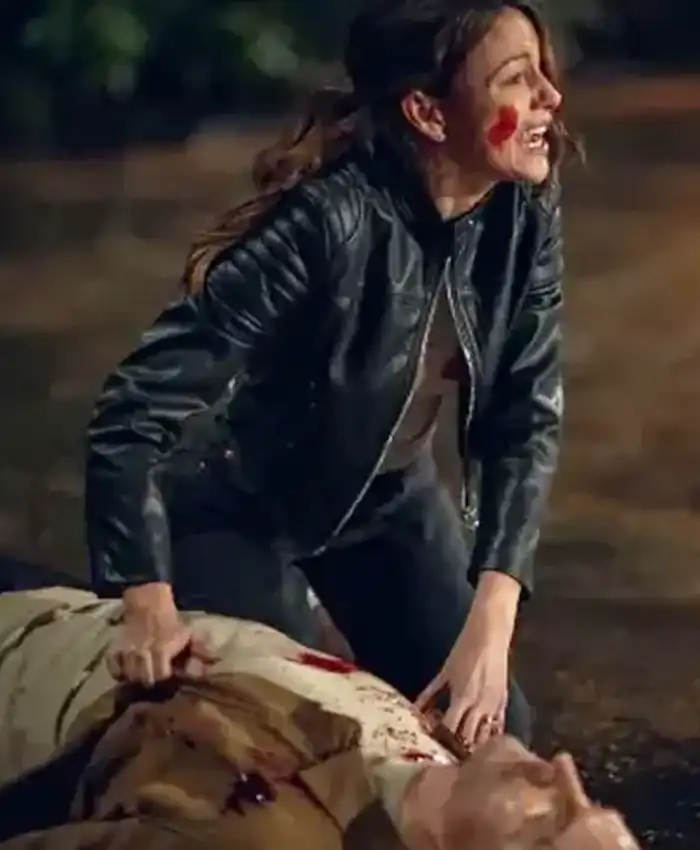 Fool Me Once S01 Michelle Keegan Black Leather Jacket