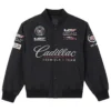 Formula 1 Racing Team Cadillac Black Racing Varsity Bomber Jacket